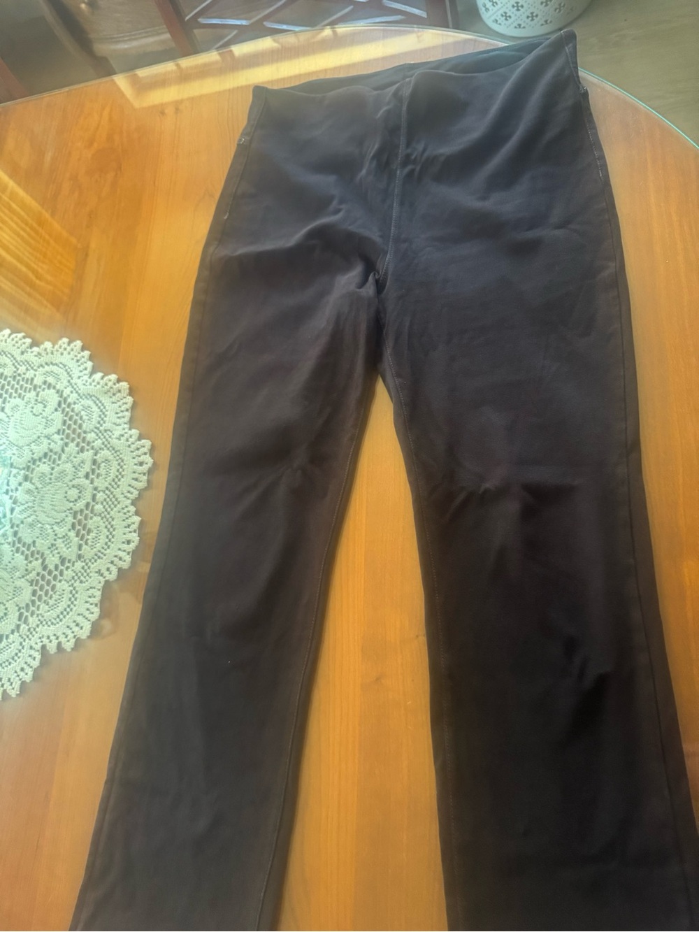 Lysse Straight Leg Pants in dark brown
